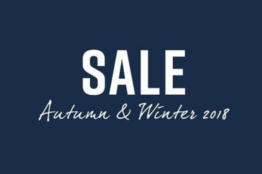 SALE: Autumn & Winter 2018